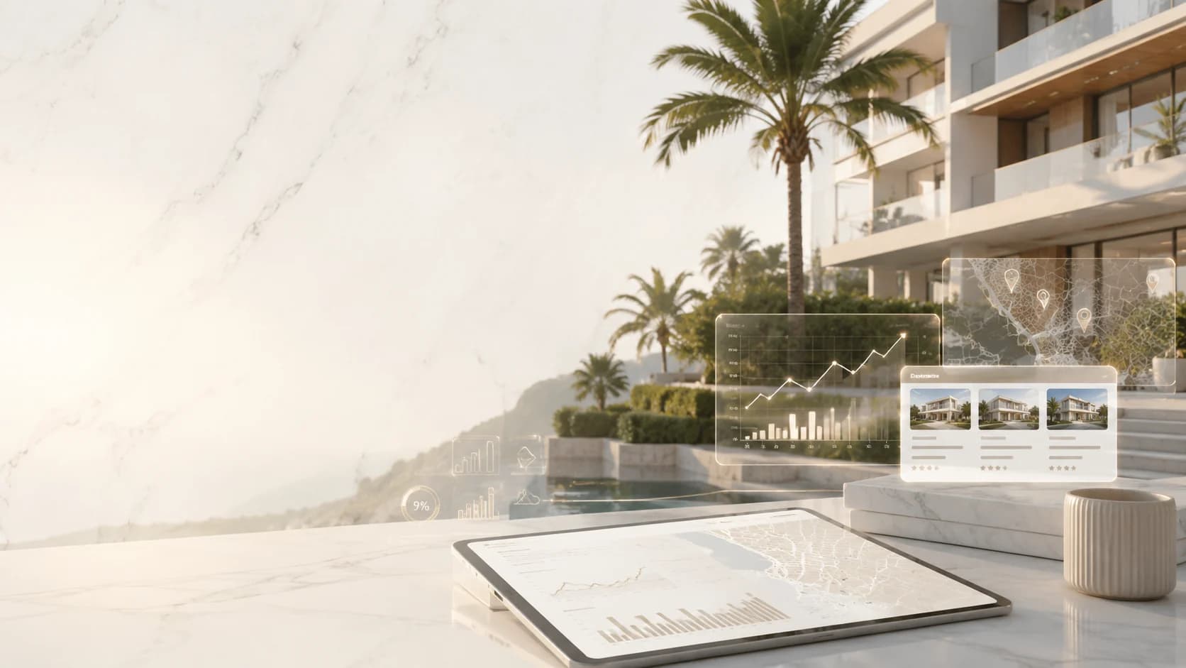 Governance and property analytics beside a private-club setting